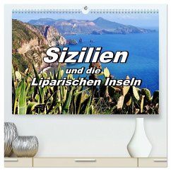 Sizilien und die Liparischen Inseln (hochwertiger Premium Wandkalender 2026 DIN A2 quer), Kunstdruck in Hochglanz Sizilien und die Liparischen Inseln (hochwertiger Premium Wandkalender 2026 DIN A2 quer), Kunstdruck in Hochglanz