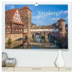 Nürnberg - Am Tag und in der Nacht (hochwertiger Premium Wandkalender 2026 DIN A2 quer), Kunstdruck in Hochglanz Cover Nürnberg - Am Tag und in der Nacht (hochwertiger Premium Wandkalender 2026 DIN A2 quer), Kunstdruck in Hochglanz