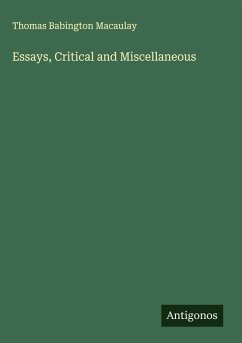 Cover Essays, Critical and Miscellaneous