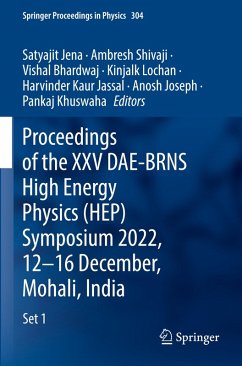 Cover Proceedings of the XXV DAE-BRNS High Energy Physics (HEP) Symposium 2022, 12-16 December, Mohali, India