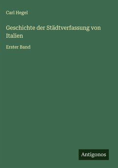Cover Geschichte der Städtverfassung von Italien