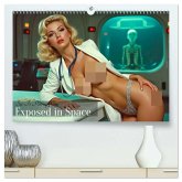 Sci-Fi Pin-up Girls - Exposed in Space (hochwertiger Premium Wandkalender 2026 DIN A2 quer), Kunstdruck in Hochglanz