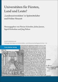 Cover Universitäten für Fürsten, Land und Leute?