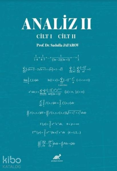 Analiz 2 Cilt 1 - Cilt 2 Analiz 2 Cilt 1 - Cilt 2