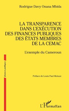 Cover La transparence dans l'exécution des finances publiques des États membres de la CEMAC