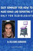 Easy summary for how to make sonar and reporting it only for radiologists (eBook, ePUB)