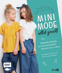 Cover Minimode selbstgenäht - Kinderkleidung aus Baumwollstoffen, Musselin und Co. nähen 