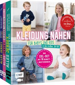 Cover Kleidung nähen für Babys und Kids - das XXL-Set mit 18 Schnittmusterbogen in den Größen 56-164 