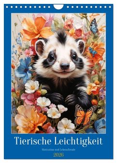 Tierische Leichtigkeit (Wandkalender 2026 DIN A4 hoch), CALVENDO Monatskalender - Calvendo;Sattler, Heidemarie