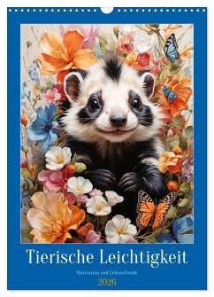 Tierische Leichtigkeit (Wandkalender 2026 DIN A3 hoch), CALVENDO Monatskalender - Calvendo;Sattler, Heidemarie