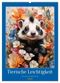 Tierische Leichtigkeit (Wandkalender 2026 DIN A2 hoch), CALVENDO Monatskalender