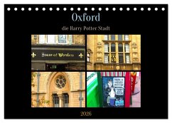 Cover Oxford - die Harry Potter Stadt (Tischkalender 2026 DIN A5 quer), CALVENDO Monatskalender