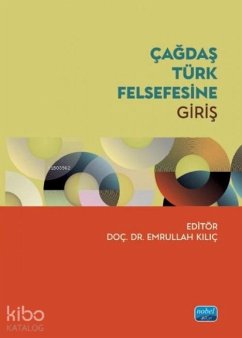 Cover Cagdas Türk Felsefesine Giris