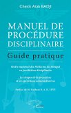 Manuel de procédure disciplinaire