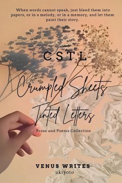 Cover Crumpled Sheets and Tinted Letters