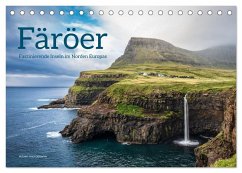 Färöer - Faszinierende Inseln im Norden Europas (Tischkalender 2026 DIN A5 quer), CALVENDO Monatskalender
