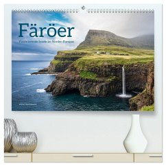 Cover Färöer - Faszinierende Inseln im Norden Europas (hochwertiger Premium Wandkalender 2026 DIN A2 quer), Kunstdruck in Hochglanz