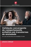 Validação convergente do comportamento evitativo em transtornos de ansiedade