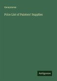 Price List of Painters' Supplies