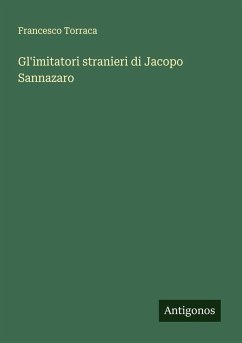 Cover Gl'imitatori stranieri di Jacopo Sannazaro