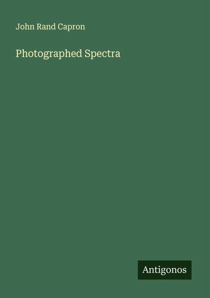 Photographed Spectra