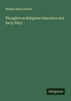 Cover Thoughts on Religious Education and Early Piety