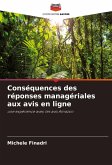 Conséquences des réponses managériales aux avis en ligne