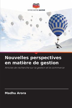 Cover Nouvelles perspectives en matière de gestion