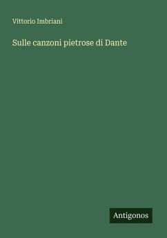 Cover Sulle canzoni pietrose di Dante