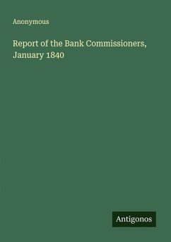 Cover Report of the Bank Commissioners, January 1840