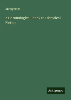 Cover A Chronological Index to Historical Fiction