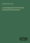 A Genealogical Record of Samuel Pond and His Descendants