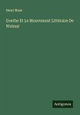 Goethe Et Le Mouvement Littéraire De Weimar Goethe Et Le Mouvement Littéraire De Weimar