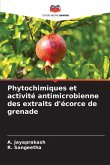 Phytochimiques et activité antimicrobienne des extraits d'écorce de grenade Phytochimiques et activité antimicrobienne des extraits d'écorce de grenade