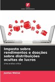 Imposto sobre rendimentos e doações sobre distribuições ocultas de lucros