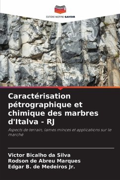 Caractérisation pétrographique et chimique des marbres d'Italva - RJ - Bicalho da Silva, Victor;Abreu Marques, Rodson de;Medeiros Jr., Edgar B. de