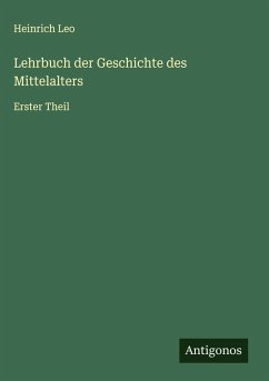 Cover Lehrbuch der Geschichte des Mittelalters