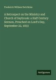 A Retrospect on the Ministry and Church of Saybrook: a Half Century Sermon, Preached on Lord's Day, September 22, 1833