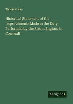Cover Historical Statement of the Improvements Made in the Duty Performed by the Steam Engines in Cornwall