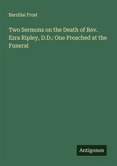 Cover Two Sermons on the Death of Rev. Ezra Ripley, D.D.: One Preached at the Funeral