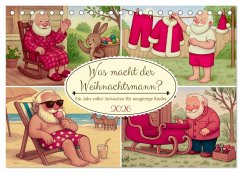 Cover Was macht der Weihnachtsmann? (Tischkalender 2026 DIN A5 quer), CALVENDO Monatskalender