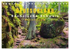 DEUTSCHLAND, Sächsische Schweiz Nationalpark, Märchenwald (Tischkalender 2026 DIN A5 quer), CALVENDO Monatskalender Cover DEUTSCHLAND, Sächsische Schweiz Nationalpark, Märchenwald (Tischkalender 2026 DIN A5 quer), CALVENDO Monatskalender