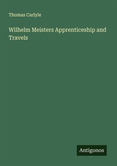 Cover Wilhelm Meisters Apprenticeship and Travels