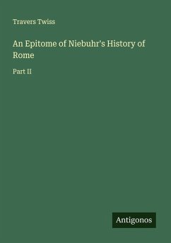 Cover An Epitome of Niebuhr's History of Rome