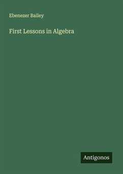 Cover First Lessons in Algebra