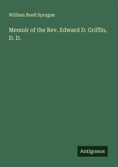 Cover Memoir of the Rev. Edward D. Griffin, D. D.