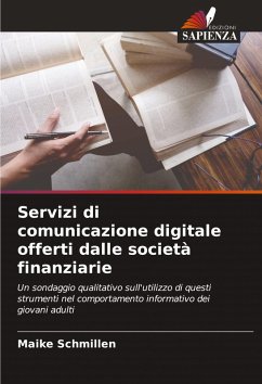 Cover Servizi di comunicazione digitale offerti dalle società finanziarie