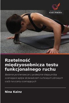 Cover Rzetelno¿¿ mi¿dzyosobnicza testu funkcjonalnego ruchu