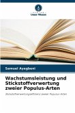 Wachstumsleistung und Stickstoffverwertung zweier Populus-Arten Wachstumsleistung und Stickstoffverwertung zweier Populus-Arten