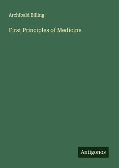 Cover First Principles of Medicine